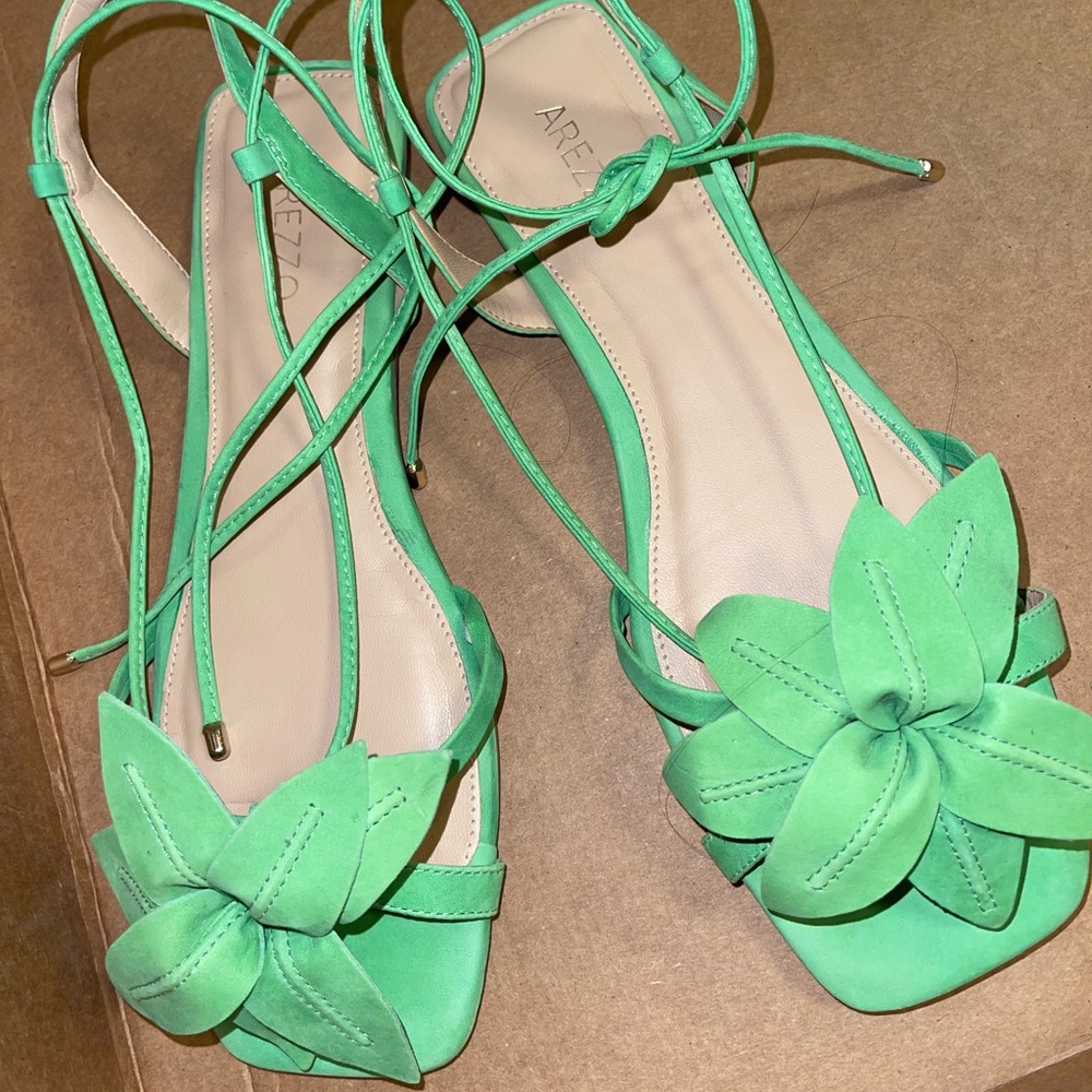 Sandals, worn one time.